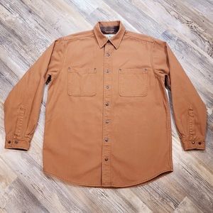 L.L. Bean Duck Cotton Hurricane Shirt - Medium